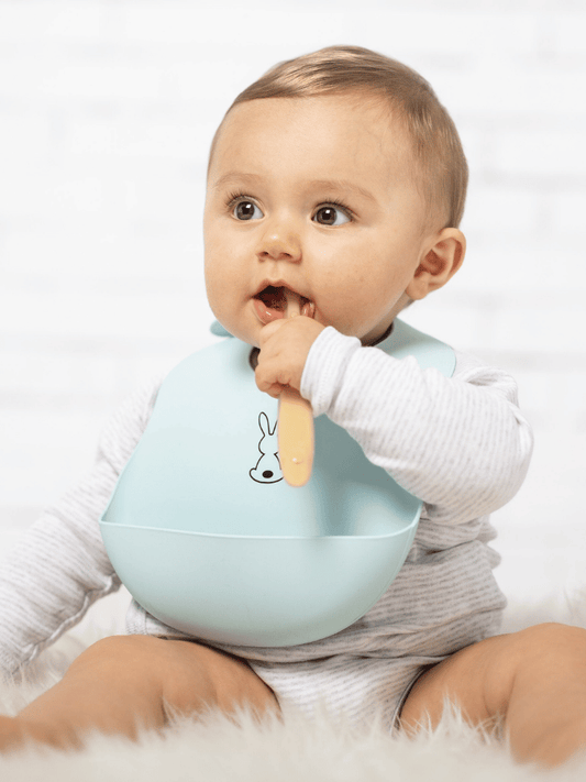 Bunny Bliss Silicone Bib