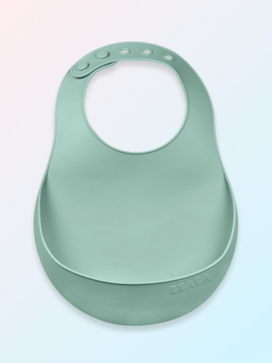 Sage Comfort Silicone Bib